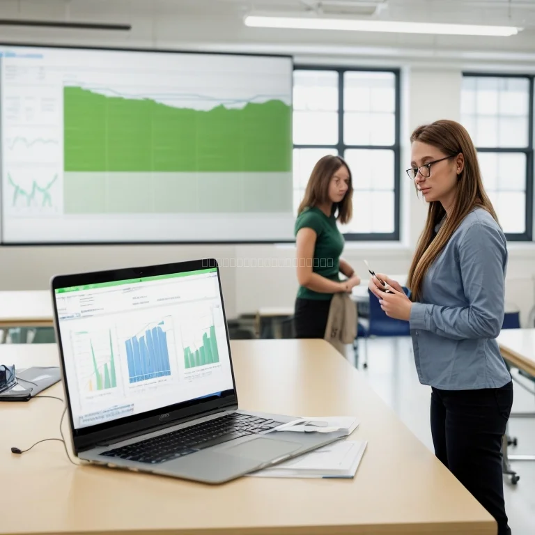 Grafik mit wirtschaftlichen Kennzahlen